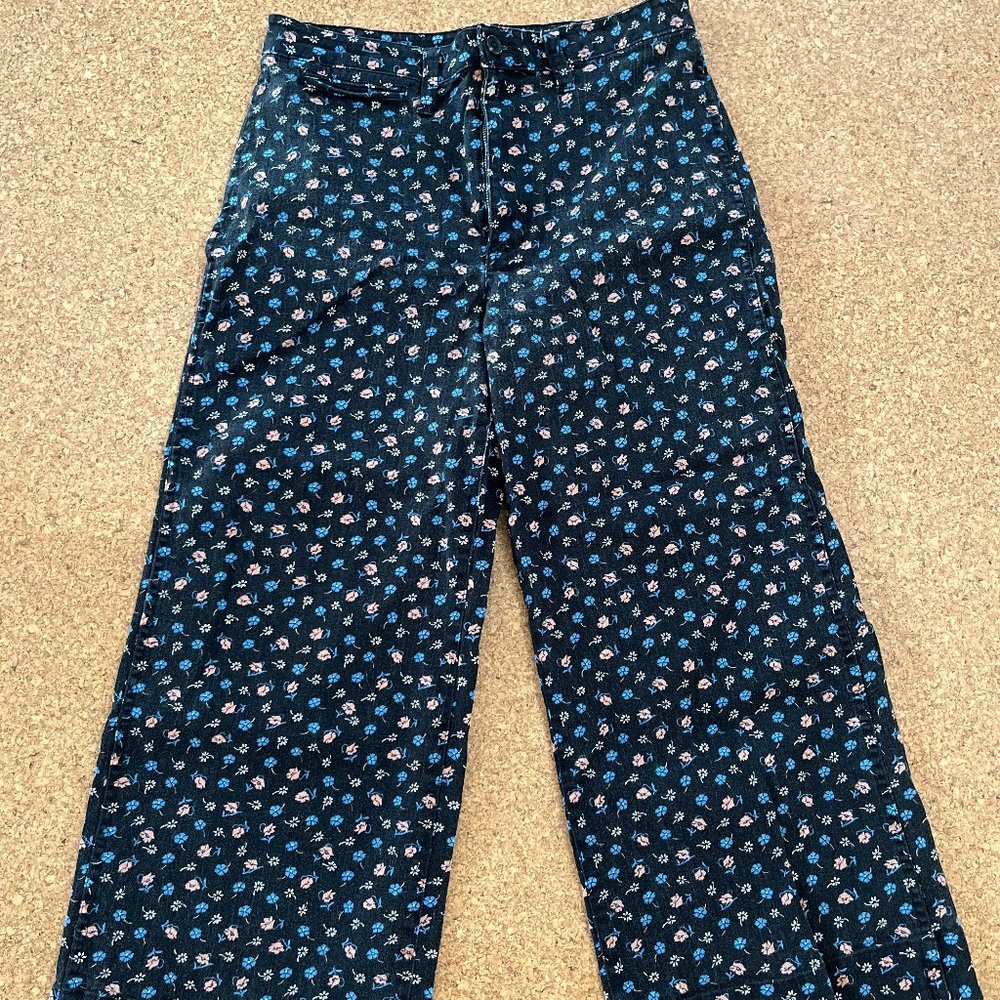 Madewell Wide Let Emmett FLOWERS!